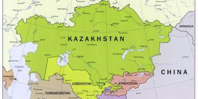 Uzbekistan, russia mappa